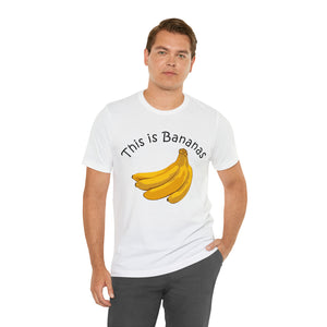 This is Bananas Mens Womens Jersey Short Sleeve T Shirt