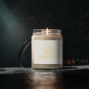 White Lotus Scented Soy Candle, 9oz