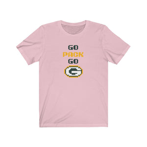 Go Pack Go Unisex Jersey Short Sleeve T Shirt Green Bay Packers