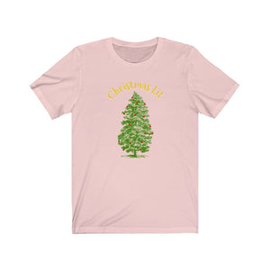 Christmas Lit Unisex Jersey Short Sleeve Tee