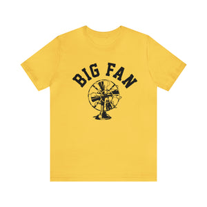 Big Fan Mens Womens Jersey Short Sleeve T Shirt Pun Dad Jokes 2020