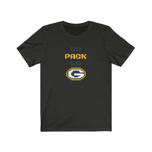 Go Pack Go Unisex Jersey Short Sleeve T Shirt Green Bay Packers