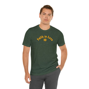 Faith in Love Green Bay Unisex Jersey Short Sleeve T Shirt