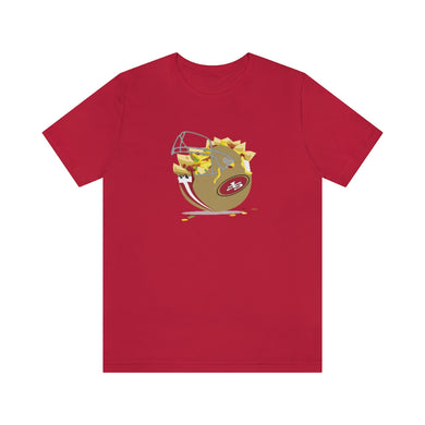 Niners Nacho Helmet Unisex Jersey Short Sleeve T Shirt San Francisco