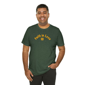 Faith in Love Green Bay Unisex Jersey Short Sleeve T Shirt