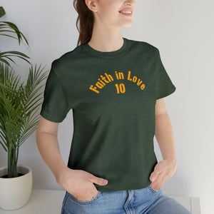 Faith in Love Green Bay Unisex Jersey Short Sleeve T Shirt