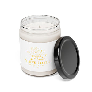 White Lotus Scented Soy Candle, 9oz