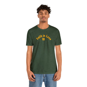 Faith in Love Green Bay Unisex Jersey Short Sleeve T Shirt