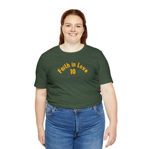 Faith in Love Green Bay Unisex Jersey Short Sleeve T Shirt